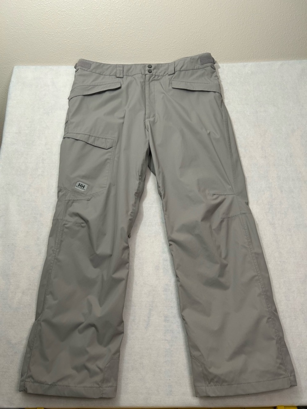 Helly Hansen Men 2XL Grey Insulated Ski Snowboard Pants Helly Tech Cargo XXL/TTG - Picture 2 of 12